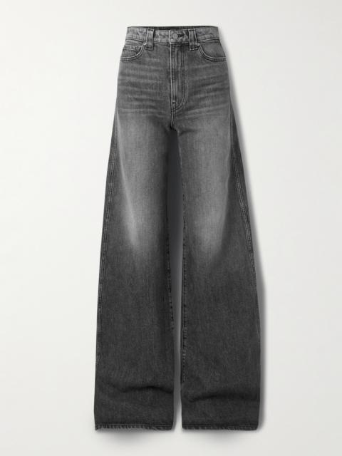 KHAITE Dane High-rise Wide-leg Jeans