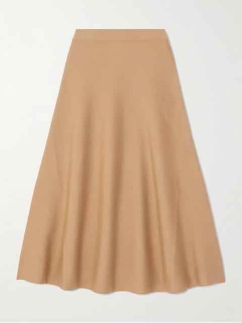 GABRIELA HEARST Freddie Wool, Silk And Cashmere-blend Midi Skirt