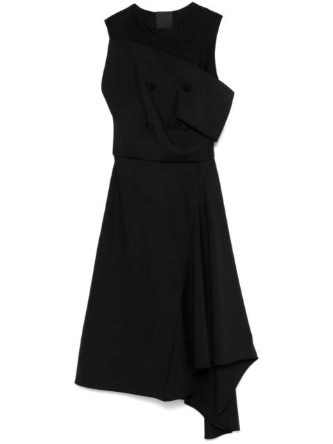 Givenchy asymmetric midi dress