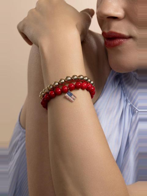 SYDNEY EVAN Diamond Scallop Edge Round Bracelet