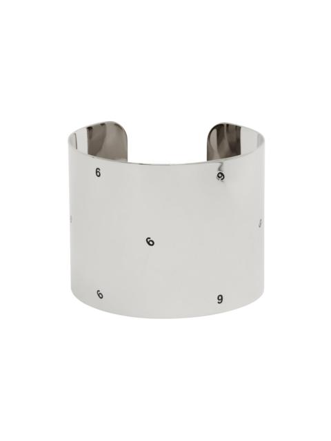 Silver Logo Cuff Bracelet