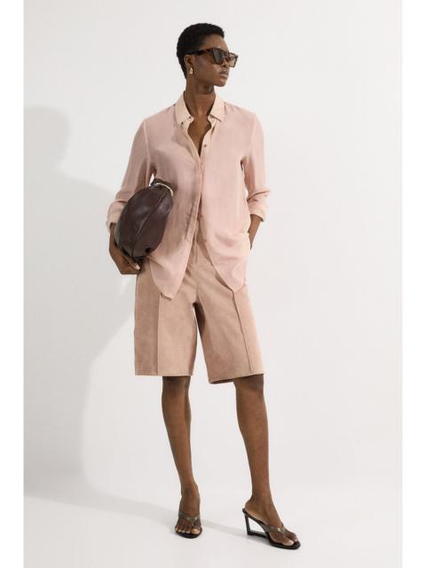 KAREN MILLEN Suede Tailored Longline Short