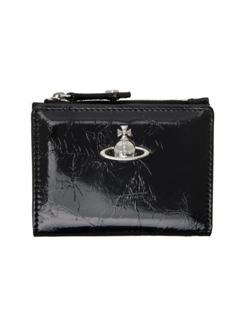 Vivienne Westwood Black Slim Flap Card Holder