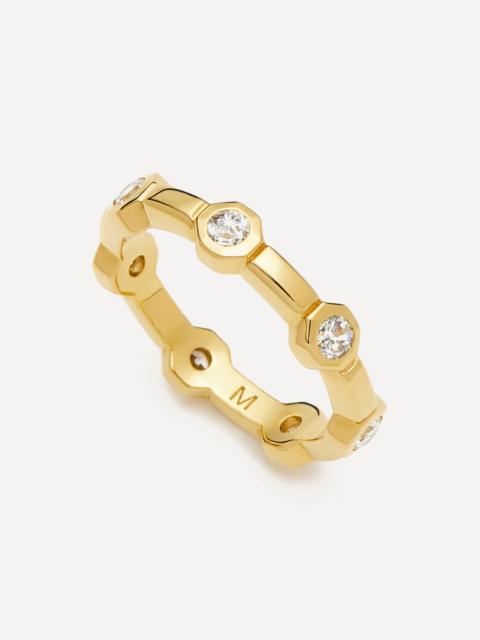 MISSOMA 18ct Gold-Plated Lucy Williams Stackable Tennis Ring