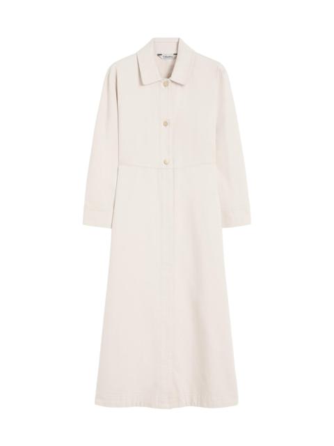 Max Mara Women's Cotton Bull Denim Shirt Dress - Sand