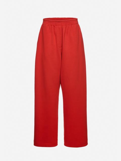 Relaxed sweatpants in red