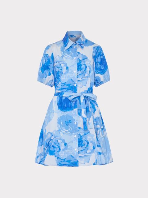 MILLY Juni Printed Poplin Dress