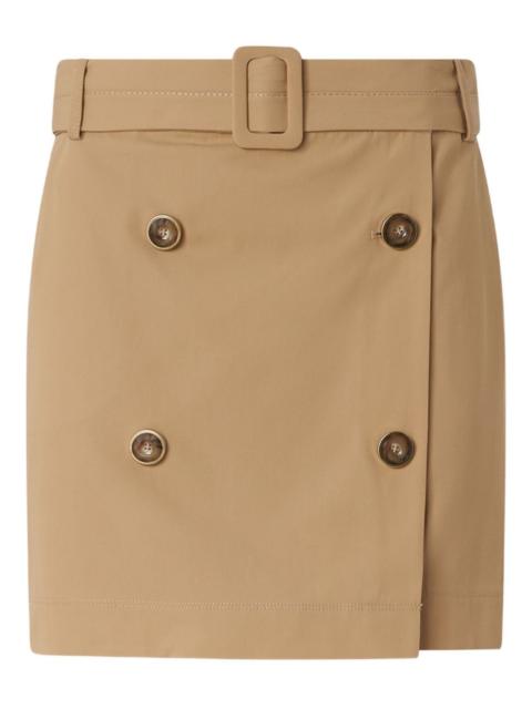 PINKO belted mini skirt