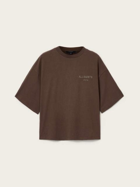 ALLSAINTS AMELIE OVERSIZED UNDERGROUND T-SHIRT