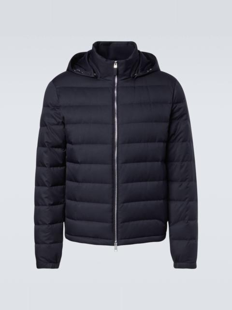 ZEGNA Technical twill down jacket
