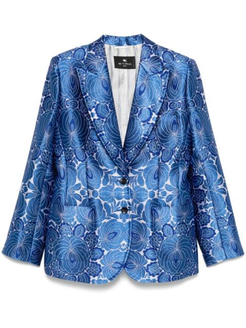 Etro floral-jacquard blazer
