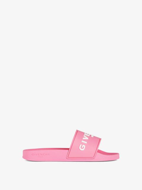 Givenchy GIVENCHY PARIS FLAT SANDALS IN RUBBER
