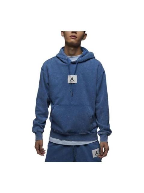 Jordan Air Jordan Flight Fleece pullover hooded top 'Blue' DR3088-485