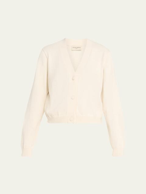 OFFICINE GÉNÉRALE Serena Cotton Cashmere Knit Cardigan