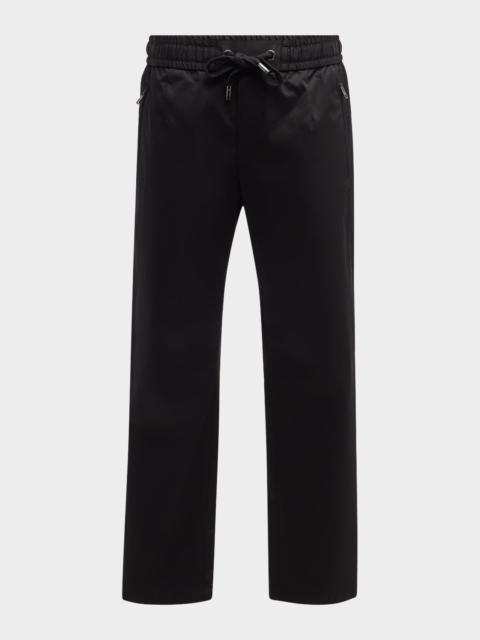 Dolce & Gabbana Men's Stretch Cotton Drawstring Pants