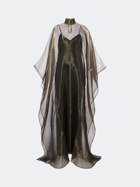 Taller Marmo Sphinx draped organza kaftan