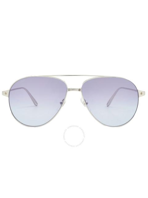 Cartier Cartier Violet Multi Treatment Pilot Ladies Sunglasses CT0298S 005 57