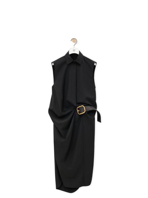 Loewe Belted dress in wool