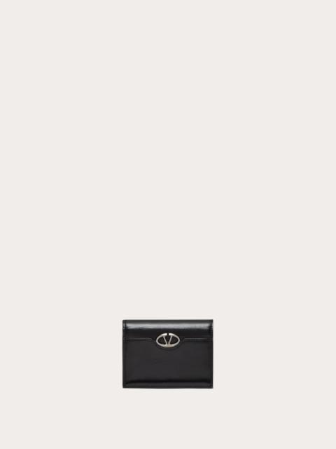 Valentino VLOGO THE BOLD EDITION SHINY CALFSKIN WALLET