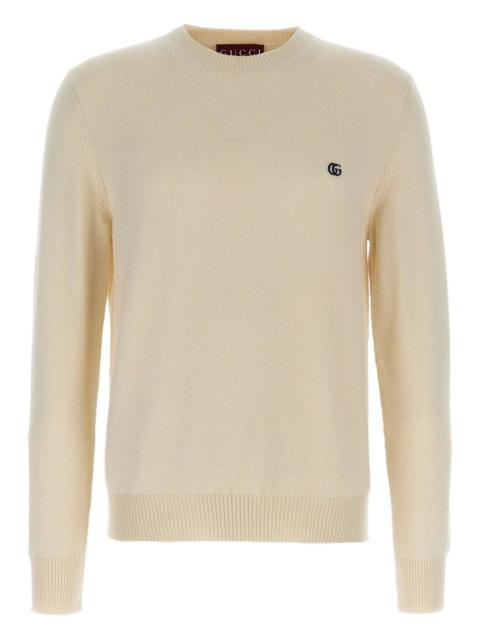 GUCCI logo-embroidered wool sweater