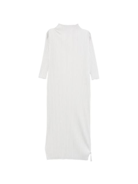 Pleats Please Issey Miyake pleated midi dress