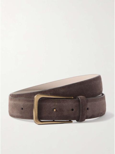 Suede belt