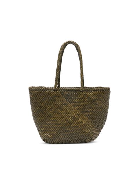 DRAGON DIFFUSION Small Grace basket woven satchel
