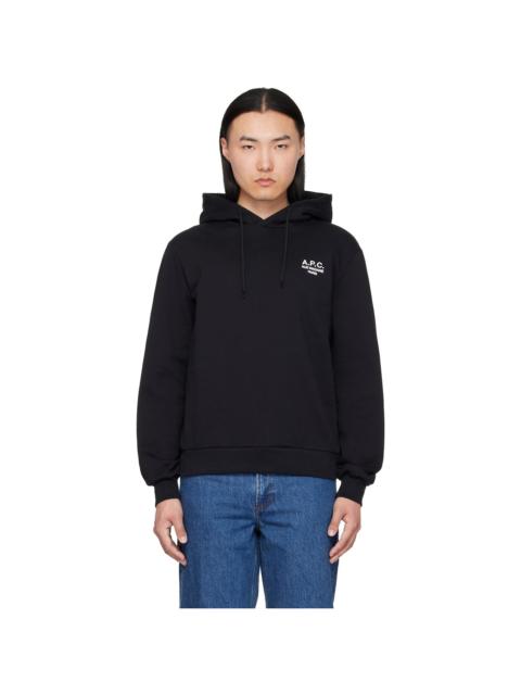 A.P.C. Black Standard 'Rue Madame' Hoodie