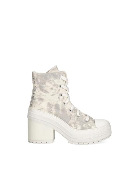 Converse tie-dye studded sneakers