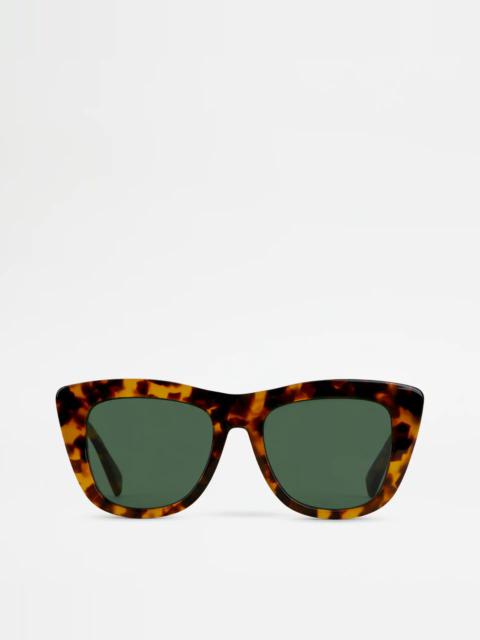 Tod's TORTOISE SUNGLASSES - BROWN