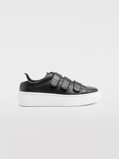 Maison Margiela Wedge leather tennis shoes