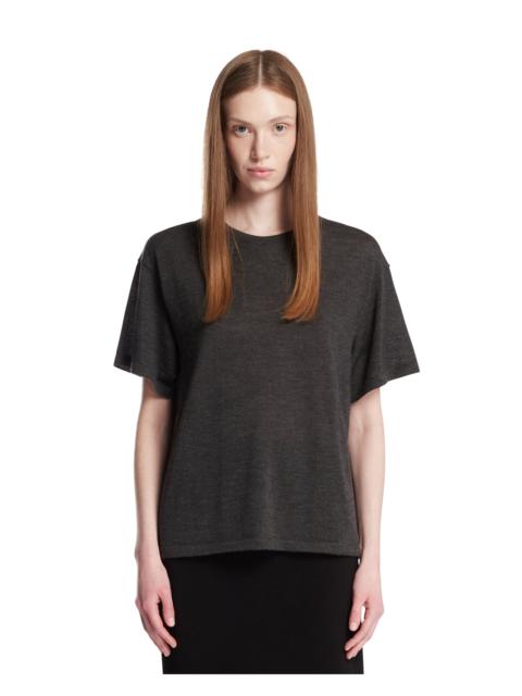 The Row Gray Cashmere T-Shirt