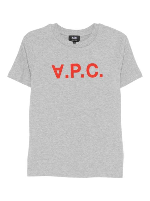 A.P.C. logo-print cotton T-shirt