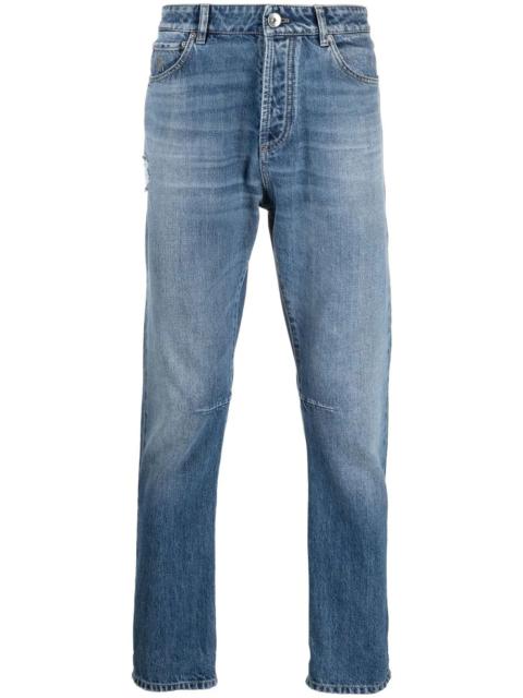 Brunello Cucinelli mid-rise straight-leg jeans