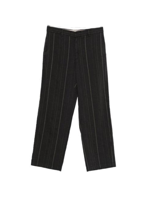 BARENA striped straight trousers