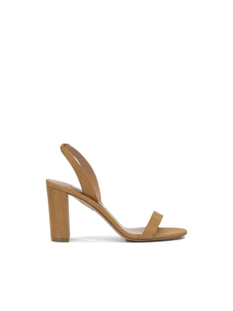 AQUAZZURA woven slingback sandals