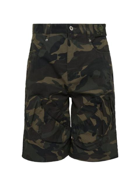 JUNTAE KIM camouflage cargo shorts