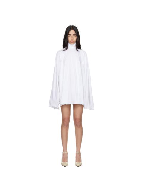 MM6 Maison Margiela White Basic Jersey Minidress