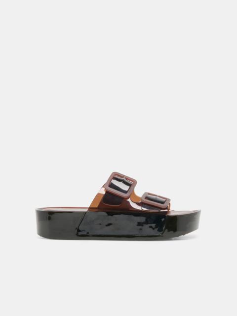 dolce vita JULIO X SANDALS CHOCOLATE VINYL