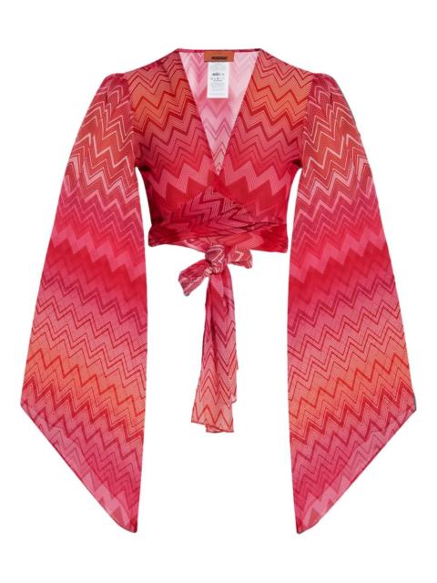 Missoni zigzag-woven top