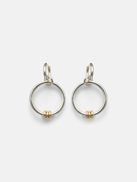 Spinelli Kilcollin Asha sterling silver and 18kt gold earrings