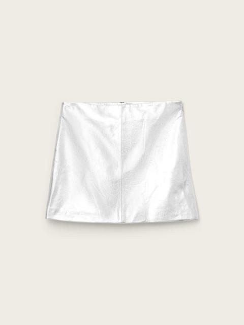 ALLSAINTS RENAI LEATHER MINI SKIRT