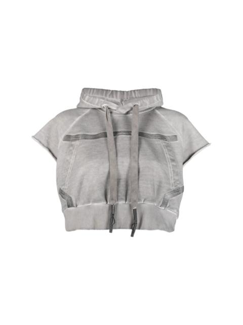 Isaac Sellam short-sleeved pullover hoodie