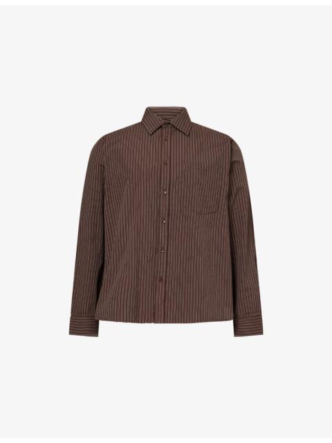 PERCIVAL Clancy Striped Cotton Shirt