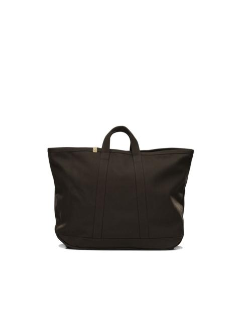 visvim large Rime logo-detail cotton tote bag