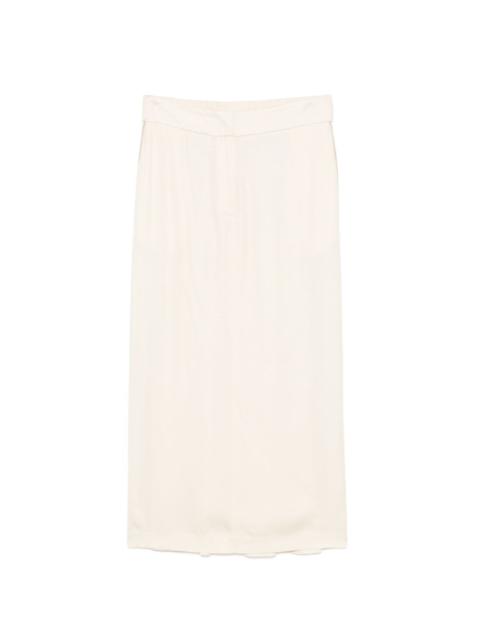 PESERICO elasticated-waistband midi skirt