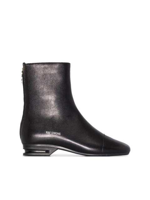 Raf Simons round toe ankle boots