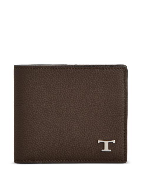 Tod's Tod's T Timeless Pebbled Wallet