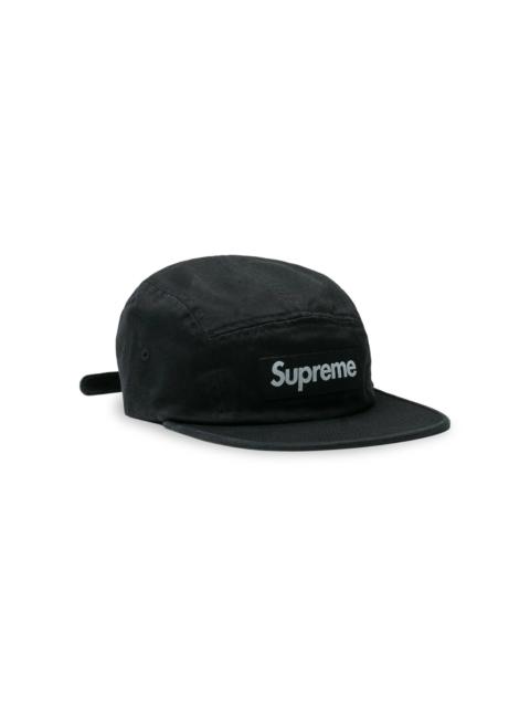 Supreme Washed Chino Twill Camp Cap 'Black'