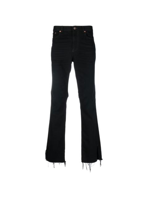 BALENCIAGA distressed straight-leg jeans